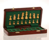 12" Magnetic Folding Chess Set in Blood Rosewood/Maple - Chess Set - Chess-House