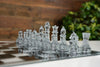 13.75" Glass Chess Set - Chess Set - Chess-House
