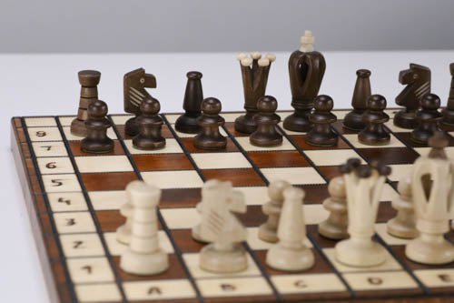 13" Mini Royal Wooden Chess Set - Chess Set - Chess-House
