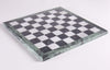 14" Black and White Marble Chess Board