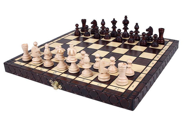 14" Olympic Small Wooden Chess Set - Chess Set - Chess-House