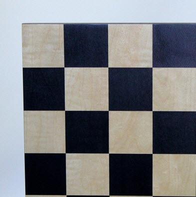 15.5'' Black & Maple Basic Chess Board Board