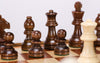 15" Wooden Chess and Checkers Set - Walnut - Chess Set - Chess-House