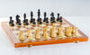 16" Folding Tournament Chess Set - German Design Ebonized - Chess Set - Chess-House