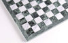 16" Green and White Marble Chess Board Board