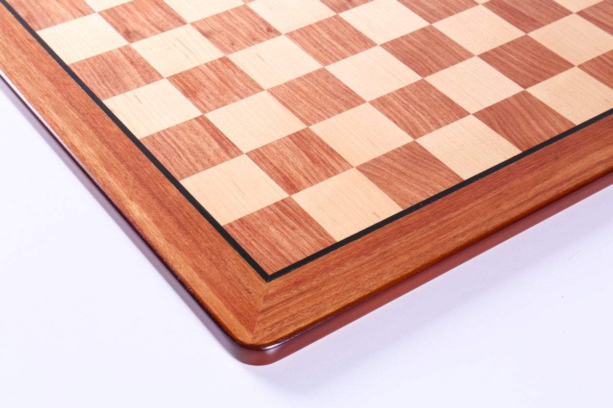 17.25'' Padauk & Maple Veneer Chess Board - Board - Chess-House