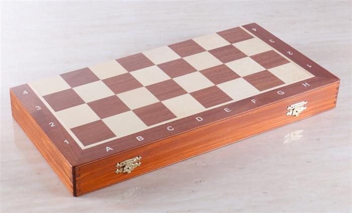 18.5" Folding Tournament Chess Set Sheesham - German Design - Chess Set - Chess-House