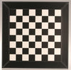 18" Black and White Leather Chess Board - Board - Chess-House
