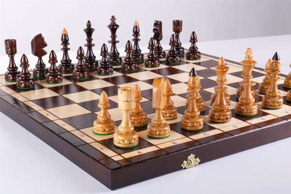 18" Indian Wooden Chess Set - Chess Set - Chess-House