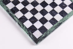 18" Marble Black and White Chess Board - Open Box - Chess-House