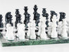 18" Marble Black and White Chess Set - Chess Set - Chess-House