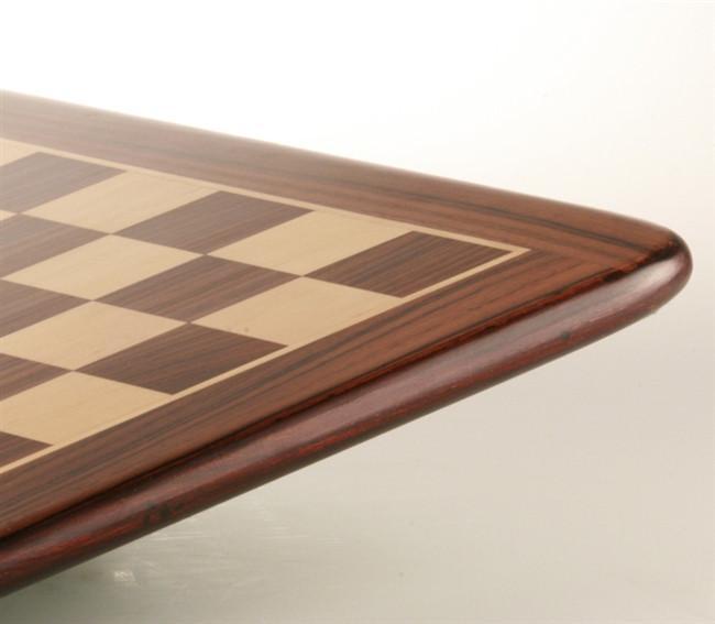 18" Wooden Chessboard, Rosewood/White Maple - Board - Chess-House