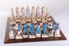 1863 Battle of Gettysburg Civil War Chess Set with Matching Board and Wood Storage Boxes - Chess Set - Chess-House