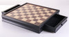 19" Black Stained Chess Board with Storage Drawers - Board - Chess-House