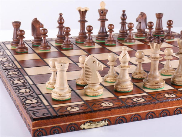 19" Consul Wooden Chess Set - Chess Set - Chess-House