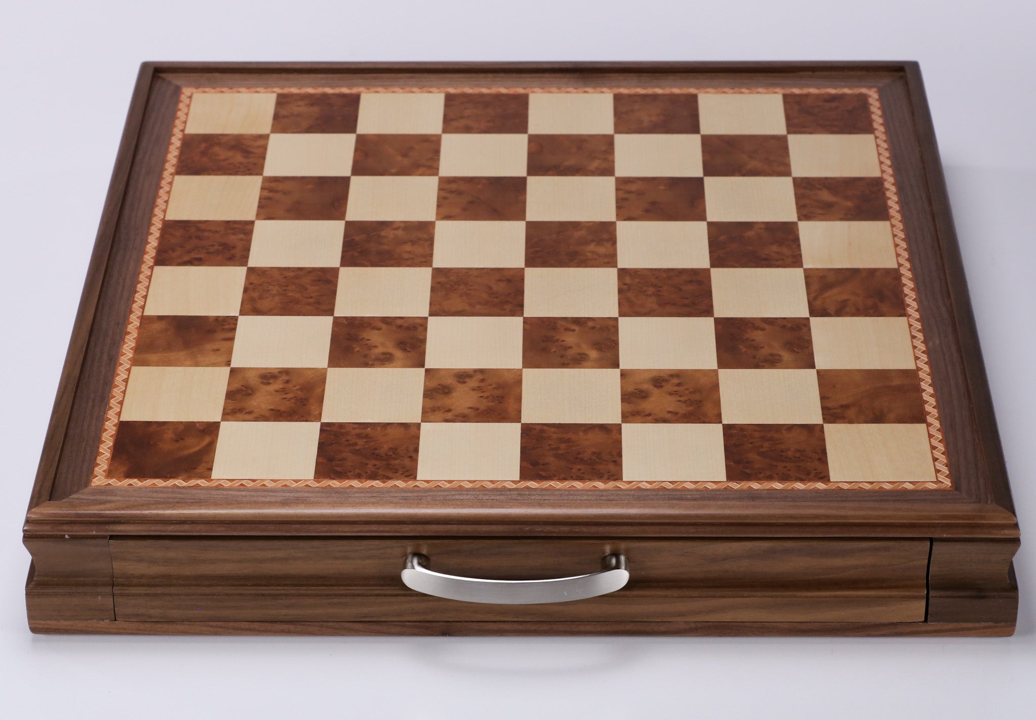 19" Wood Chess and Checkers Set - Walnut - Chess Set - Chess-House