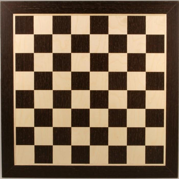 19" Wooden Chess Board - Wenge & Sycamore - Board - Chess-House