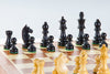 20" Tournament No 6 Chess Set with Ebonized 3 3/4" pieces - Set - Chess-House
