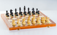 20" Tournament No 6 Chess Set with Ebonized 3 3/4" pieces - Set - Chess-House