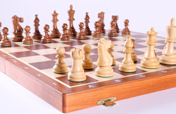 20" Tournament No 6 Chess Set with Shisham 3 3/4" pieces - Chess Set - Chess-House