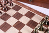 21.5" Walnut and Metallic Style Set with Storage - Chess Set - Chess-House