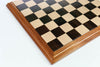 21" Ebony, Maple and Acacia Chess Board with Molded Edge - Board - Chess-House