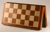 21" Folding Chess Board and Leatherette Case in Golden Rosewood & Maple - Board - Chess-House
