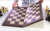 21" Folding Hardwood Player's Chessboard - 2 1/4" Squares JLP, USA - Board - Chess-House