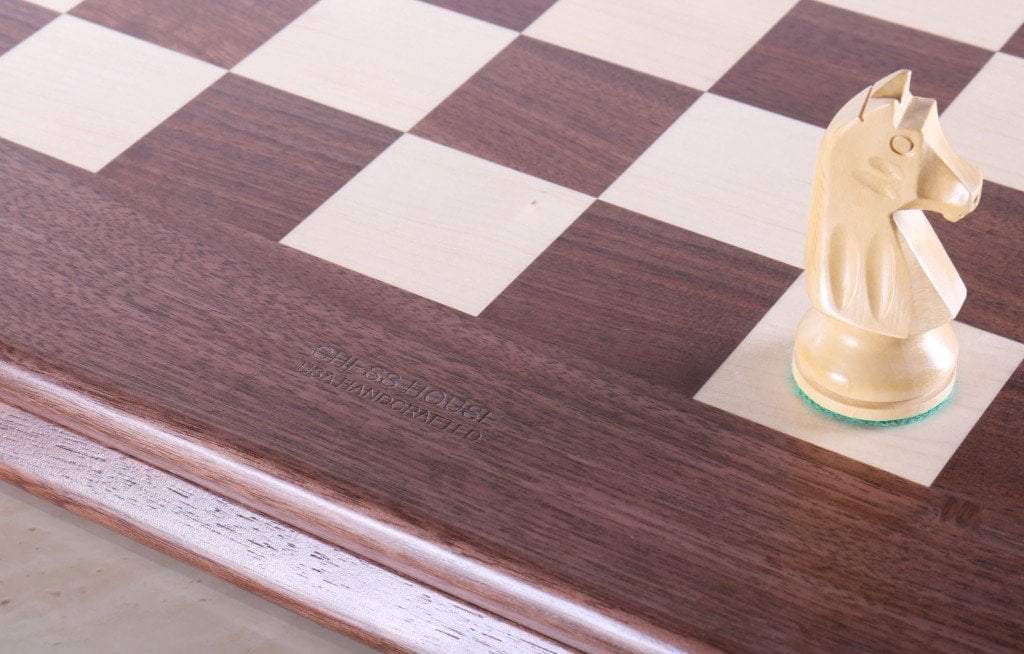 21" Folding Hardwood Player's Chessboard JLP, USA - Board - Chess-House