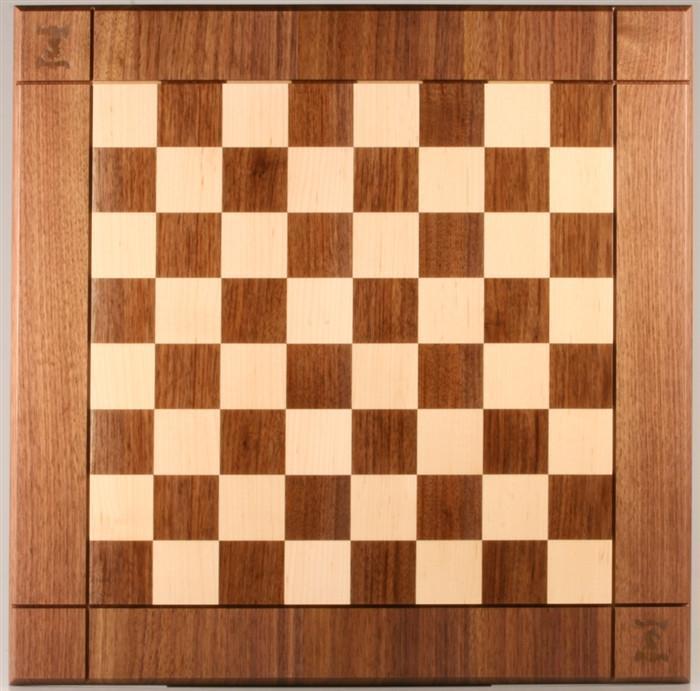 21" Hardwood Player's Chessboard JLP, USA - Board - Chess-House