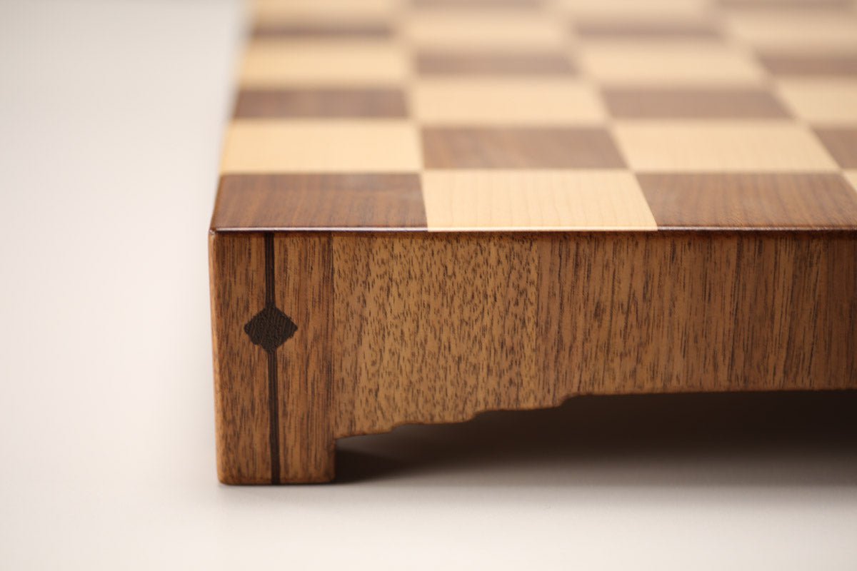 21" Hardwood Raised Decorative Chessboard JLP, USA - Board - Chess-House