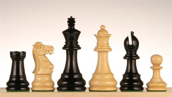 3 1/2" Ebonized Chess Pieces - Piece - Chess-House