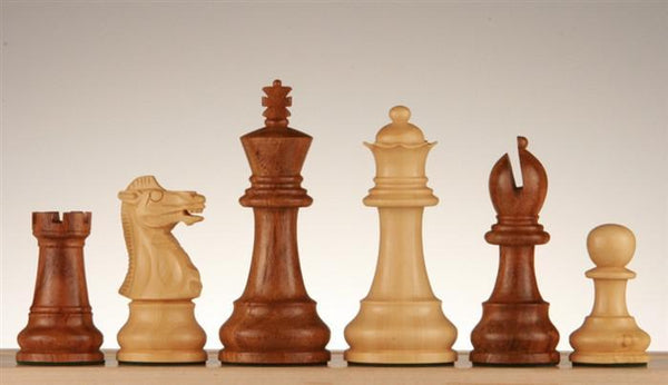 3 1/4" Golden Rosewood Chess Pieces - Piece - Chess-House