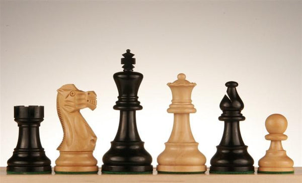 3 3/4" American Staunton, Ebonized - Piece - Chess-House