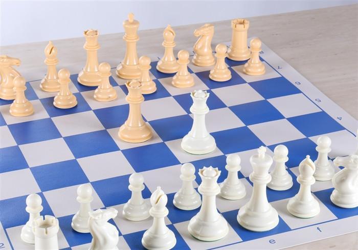 3 3/4 Commander Staunton Chess Pieces (per color or half set - 17 pie –  Chess House