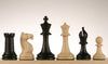 3 3/4" Emisario Player Chess Pieces - Black and Sandal - Piece - Chess-House