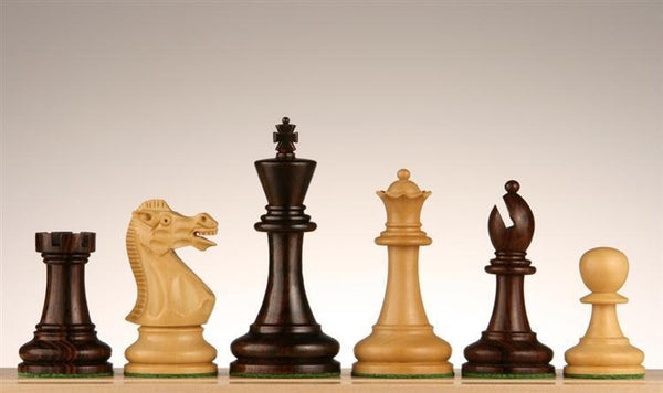 3 3/4" Executive Staunton Rosewood Chess Pieces - Piece - Chess-House