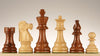 3 3/4" French Lardy Wood Chess Pieces - Sheeshamwood and Boxwood - Piece - Chess-House