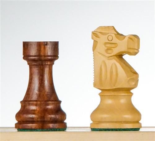 3 3/4" French Series Wood Chess Pieces - Acacia - Piece - Chess-House
