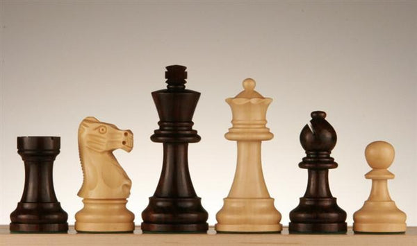 3 3/4" French Staunton Rosewood Chess Pieces - Piece - Chess-House