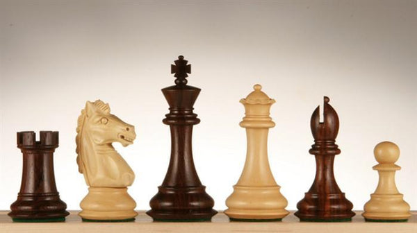 3 3/4" Rosewood Alban Design Chess Men - Piece - Chess-House