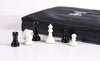 3 5/8" Ultimate Style Wooden Chess Pieces - Ebonized and White Piece