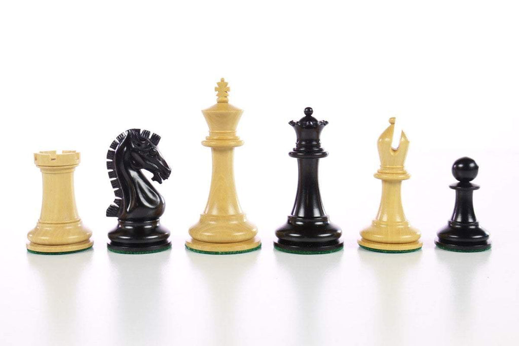 Chess game concept of black wooden king and queen, the most