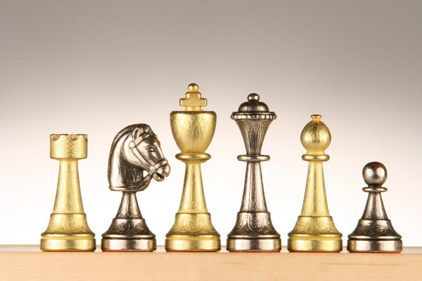 3" Florentine Metal Chess Men - Piece - Chess-House