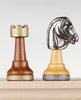 3" Florentine Metal & Wood Chessmen - Piece - Chess-House