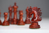 4.25" Red Padauk Arabian Chessmen - Piece - Chess-House