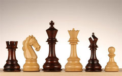 4.5" Columbian Knight Bud Rosewood Chess Pieces - Piece - Chess-House