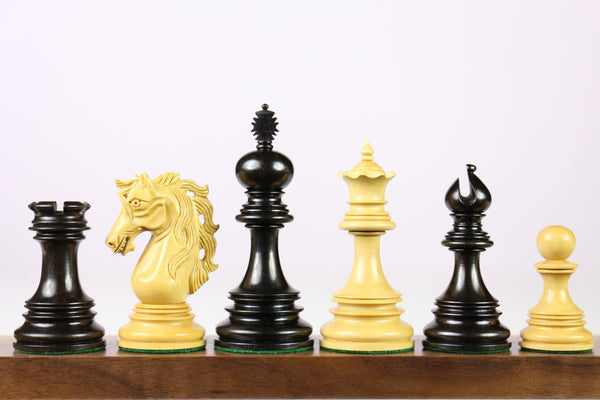 4.5" Ebony Andalusian Chess Pieces - Piece - Chess-House