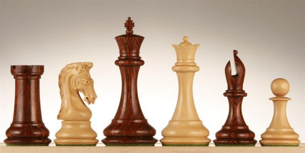 4.5" Imperial Boxwood and Rosewood Chess Pieces - Piece - Chess-House