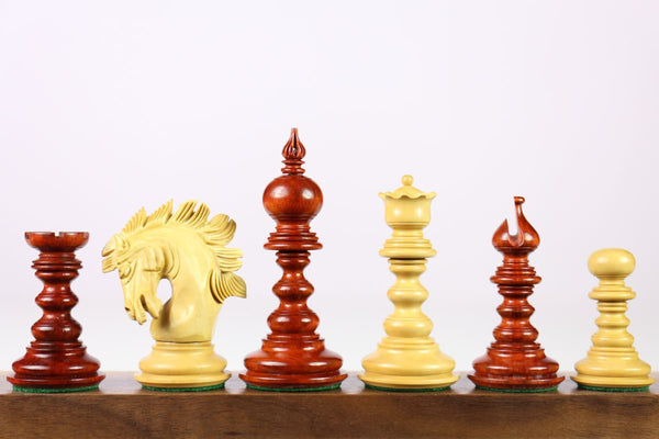 4.5" Padauk Savano Chess Pieces - Piece - Chess-House